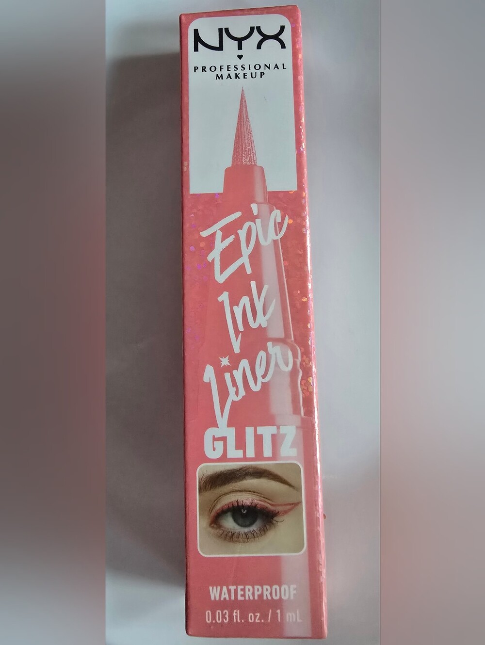 NYX Epic Ink Liner Glitz Shimmer Pink Eyeliner-Bootcut Bling
